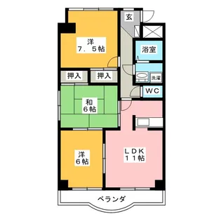 ソシエ 2001【1階】の間取り