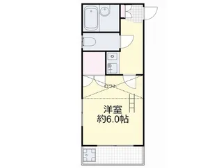 サンハウス【2階】の間取り