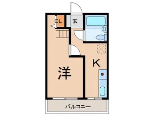 コーポS&S-3【2階】の間取り