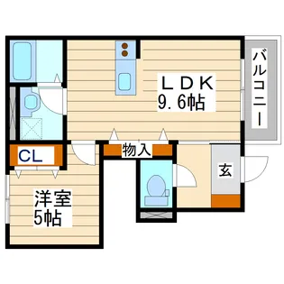 コンフィード【1階】の間取り