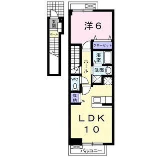 メルヴェイユ メゾン【2階】の間取り