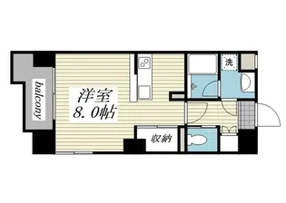 ヴィアーレ広瀬【5階】の間取り