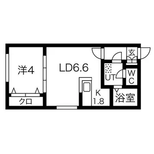 SEA PRAIRIE【4階】の間取り
