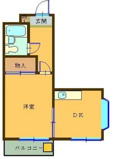 パインハイツ【2階】の間取り