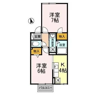 セジュール252【2階】の間取り