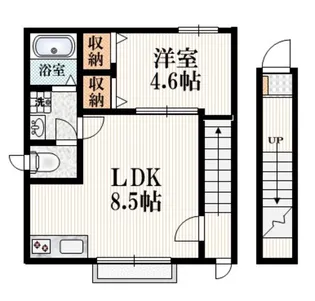 東京都世田谷区南烏山5【アパート】の間取り