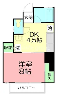 海老名国分パークハイツ弐番館【2階】の間取り