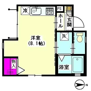 ウィル仲六郷【2階】の間取り