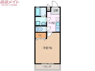 サンフォレスト24【1階】の間取り