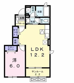 イターナル ハウス II【1階】の間取り