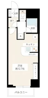 カスタリア新宿御苑【5階】の間取り