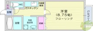 パセオプラシード神明【2階】の間取り