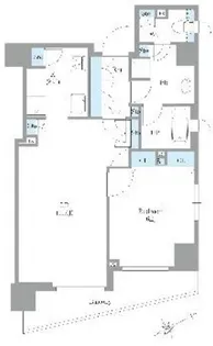 カスタリア銀座II【8階】の間取り