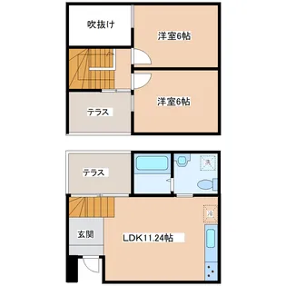 VICOLO A棟の間取り