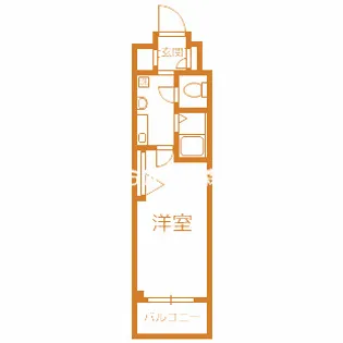 大阪府大阪市北区大淀南1【マンション】の間取り