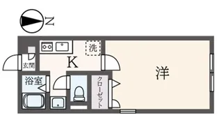 サザンコート【1階】の間取り