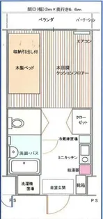 サングリーン南大沢【3階】の間取り
