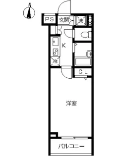 スカイコート練馬平和台【5階】の間取り