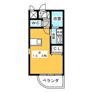 コンフォール田幡【3階】の間取り