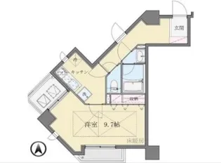 パークテラス恵比寿 601号室 6階【6階】の間取り