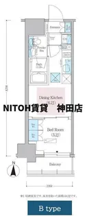 東京都台東区蔵前4【マンション】の間取り