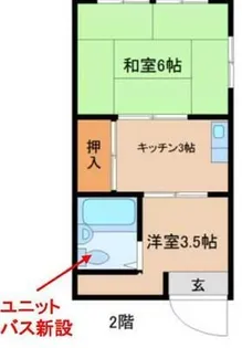 徳丸アパート【2階】の間取り