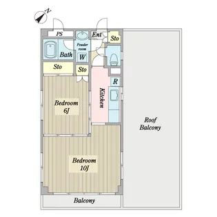 クエスト【4階】の間取り
