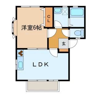 ROSE HEIGHTS【2階】の間取り