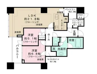 三田ガーデンヒルズ ウエストヒル【5階】の間取り