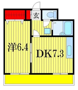 コーポかわせ【4階】の間取り