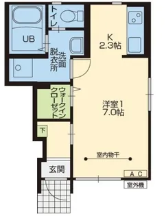 KosmosIII【1階】の間取り