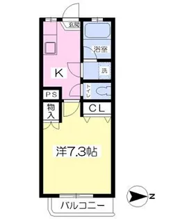 ピノ・ノワール【2階】の間取り