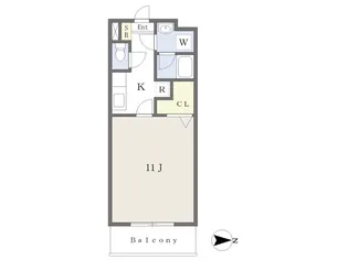 アイポート西棟【1階】の間取り