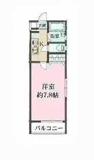 東京都杉並区方南1【アパート】の間取り