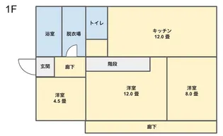 福島県いわき市常磐白鳥町竜ケ崎【一戸建】の間取り