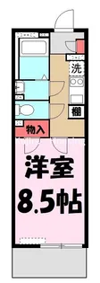 埼玉県所沢市東所沢2【アパート】の間取り