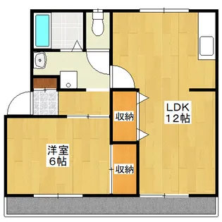 エレガンス近藤 II【2階】の間取り