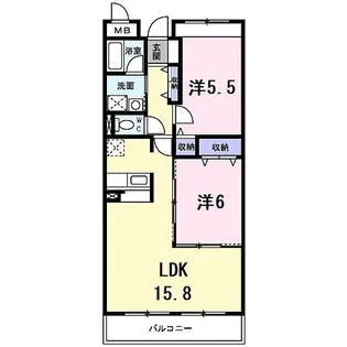 エスポワール【2階】の間取り