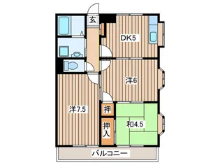 プレアデス【2階】の間取り