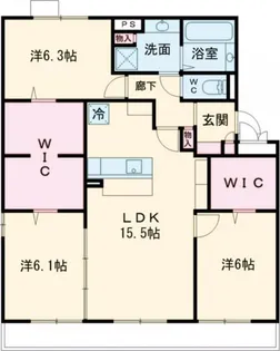 Regulus【3階】の間取り