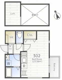 グランビル常盤台【3階】の間取り