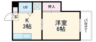 ラヴィアンローズ【2階】の間取り