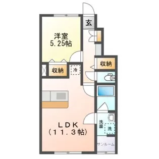 ファーストライン【1階】の間取り