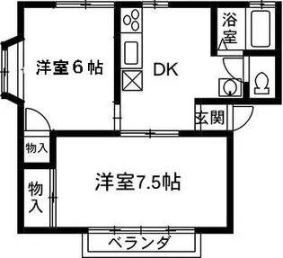 エクセルA【2階】の間取り
