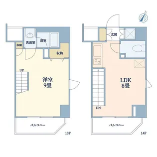 リファイズ小岩の間取り