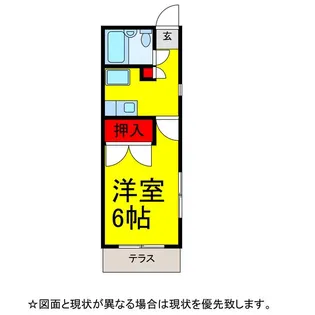 ハイムポスト1【1階】の間取り