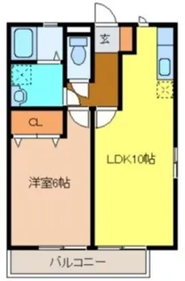 フルール A【1階】の間取り