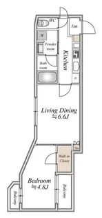 CLASSEUM飯田橋【1階】の間取り