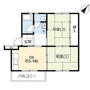 UR西上尾第一【5階】の間取り