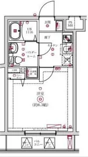 レンティーヴァ綾瀬【3階】の間取り